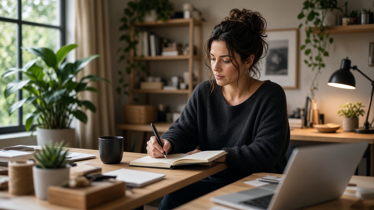 solopreneur business ideas from home illustration